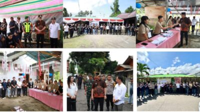 Bupati Noudy Tendean Pantau Pemungutan dan Penghitungan Suara Pilkada 2024 di Sejumlah Kecamatan