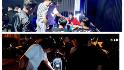 Operasi KRYD, Polres Minahasa Amankan Minuman Keras Oplosan dan Anak di Bawah Umur