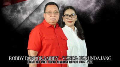 Minahasa Sambut Pemimpin Baru, Besok RD-Vasung Dilantik Bersama 480 Kepala Daerah