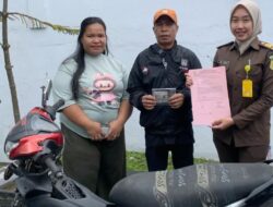 Kejari Minahasa Kembalikan Barang Bukti Kendaraan Bermotor
