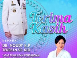Pj Bupati Minahasa Noudy Tendean Terima Apresiasi atas Dedikasi dan Kerja Keras