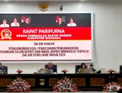 DPRD Minahasa Umumkan Pengesahan Pengangkatan Pasangan Calon Bupati dan Wakil Bupati Terpilih