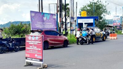 46 Pelanggar Lalu Lintas Terjaring Operasi Keselamatan Samrat 2025 di Minahasa