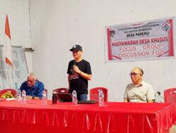 FGD Rampungkan Sejarah Desa Parepei, Upaya Lestarikan Adat dan Budaya