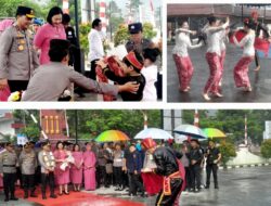 Kapolda Sulut Kunjungi Polres Minahasa, Tarian Lenso Iringi Kehangatan Silaturahmi
