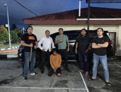 Resmob Polres Minahasa Bekuk Pelaku Penganiayaan Bersenjata Tajam