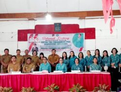 Ketua TP-PKK Minahasa Kunjungan Kerja ke Langowan Selatan, Fokus Pemberdayaan Keluarga