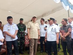Bupati dan Wabup Minahasa RD-Vasung Sambut Kedatangan Menhan, Tinjau Pembangunan SMA Unggulan
