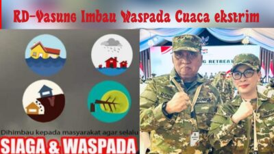 Cuaca Ekstrem Landa Minahasa, Bupati Robby Dondokambey Imbau Warga Waspada