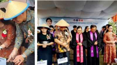 Wabup Vanda Sarundajang Ajak Jemaat KGPM Kiawa Lestarikan Lingkungan Lewat Gerakan Menanam