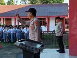 Polres Minahasa Sosialisasikan Kamtibmas di SMA Negeri 1 Kawangkoan