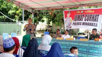 Sinergi Jaga Kamtibmas, Kapolres Minahasa Ajak Warga Aktif Cegah Kriminalitas