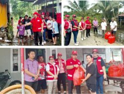 Bupati Minahasa dan Ketua TP PKK Salurkan Bantuan kepada Korban Banjir dan Longsor di Malendeng