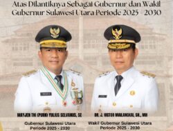 Bawaslu Minahasa Ucapkan Selamat Atas Dilantiknya Mayjen TNI (Purn) Yulius Selvanus, SE. dan Dr. J. Victor Mailangkay, SH, MH,. sebagai Gubernur dan Wakil Gubernur Sulawesi Utara