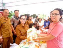 Sidak Harga dan Sapa Warga, Aksi Nyata Wabup Vanda Sarundajang di Gerakan Pangan Murah