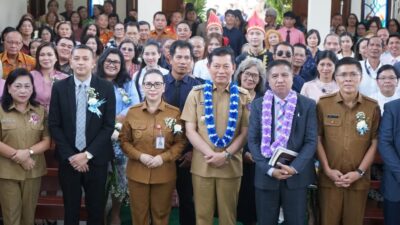 Wagub Sulut dan Wabup Minahasa Hadiri Pentahbisan GMAHK Telap, Apresiasi Gotong Royong Jemaat
