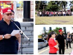 Dari Lapangan Tondano, Bupati Robby Dondokambey Gaungkan Gerakan Sadar Sampah ke ASN