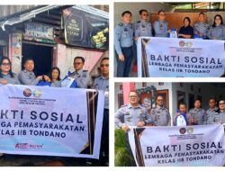Lapas Tondano Gelar Bakti Sosial Peringati ke-61 Hari Bakti Pemasyarakatan