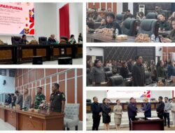 Ketua DPRD Minahasa Pimpin Rapat Paripurna Penyampaian Rekomendasi LKPJ Bupati