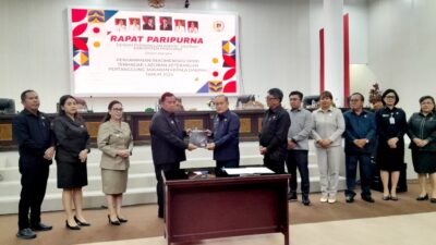 DPRD Minahasa Berikan Rekomendasi LKPJ Kepala Daerah 2024, Bupati Robby Dondokambey Siap Tindak Lanjuti