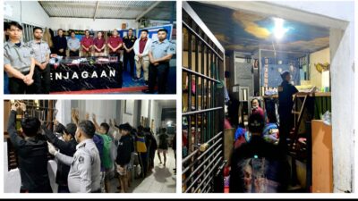 Jelang Hari Bhakti, Lapas Tondano Gelar Razia Blok Hunian, Narkoba dan Senjata Tajam Nihil