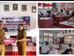 Senyum dan Harapan Warnai Hari Pertama USAJ SMPN 4 Tondano, Restu Orang Tua Jadi Bekal Utama