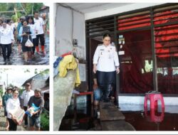 Wabup Vanda Sarundajang Terjun Langsung Temui Korban Banjir Tondano Barat, Salurkan Bantuan