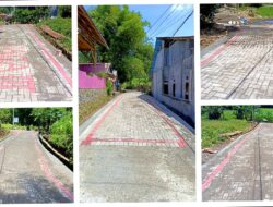 Warga Desa Passo Kecamatan Kakas Barat Rasakan Manfaat Dana Desa, Jalan dan Talud Rampung