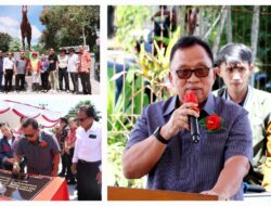 Bupati Robby Dondokambey Resmikan Patung Kuda Milord, Simbol Semangat Pacuan di Minahasa