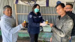 Kado Sehat dari Polres Minahasa, Pengemudi Ojek di Tondano Terima Cek Kesehatan dan Vitamin Gratis