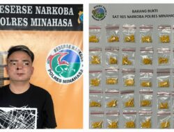 Satresnarkoba Minahasa Bekuk Pengedar Ratusan Pil Trihexyphenidyl, Pemuda 20 Tahun Terancam 12 Tahun Penjara