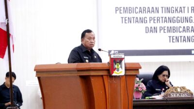 Bupati Robby Dondokambey Serahkan Ranperda APBD 2024 ke DPRD, Minahasa Pertahankan WTP ke-11