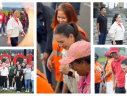 Wakil Bupati Vanda Sarundajang Pimpin Apel dan Kerja Bakti Bersih-Bersih Tondano