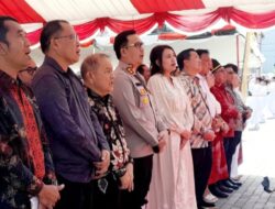 Kapolres Minahasa Hadiri Pengucapan Syukur, Perkuat Pesan Kebersamaan dan Berbagi