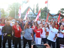 Jalan Sehat Minahasa: Dandim 1302 Minahasa Gelorakan Semangat Persatuan Jelang HUT Ke-80 RI