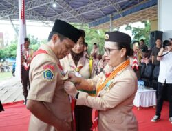 Wakil Bupati Vanda Sarundajang Lantik Mabicab Gerakan Pramuka Kotamobagu