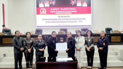 DPRD Minahasa Sepakati Rancangan Awal RPJMD 2025-2029, Pariwisata Jadi Visi Utama