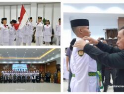 Bupati Robby Dondokambey Kukuhkan Paskibraka Minahasa