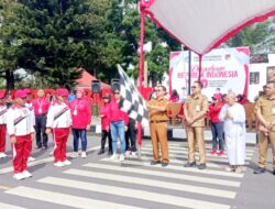 Semarak Gerak Jalan HUT RI Ke-80, Ribuan Pelajar Penuhi Tondano