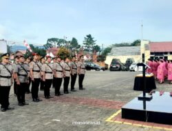 Kapolres Minahasa Pimpin Sertijab 10 Pejabat, Tekankan Jabatan adalah Amanah