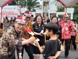 Merah Putih di Tangan Bocah, Wabup Vanda Sarundajang Tanamkan Makna Kemerdekaan