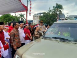 Minahasa Kibarkan Nasionalisme, 750 Bendera Merah Putih Dibagikan Jelang HUT Ke-80 RI