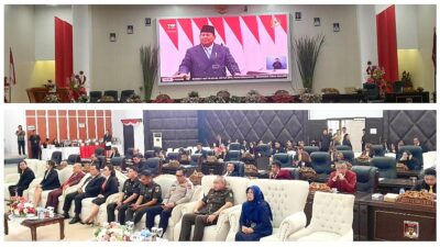 DPRD Minahasa Gelar Rapat Paripurna Dengarkan Pidato Presiden Prabowo Soal RUU APBN 2026