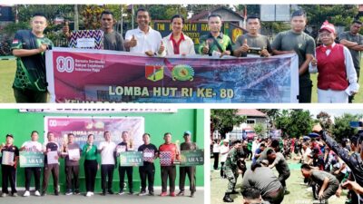 Semarak Kemerdekaan di Makodim 1302 Minahasa: Prajurit dan Keluarga Guyub dalam Lomba 17-an