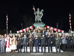 Hadiri Apel di TMP Tondano, Kasdim 1302/Minahasa Kenang Jasa Pahlawan dalam HUT Ke-80 RI