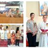 Dandim 1302/Minahasa Hadiri Misa Syukur Bersama Istri