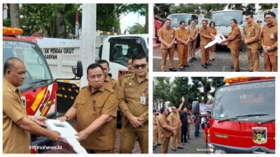 Minahasa Perkuat Layanan Publik, Bupati Hadirkan Mobil Sky Lift dan Truk Sampah Baru