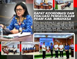 Rapat Evaluasi PDAM Minahasa, Sekda: Peningkatan Kualitas Layanan Jadi Prioritas