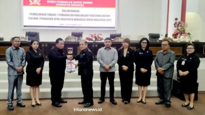 DPRD Minahasa Sepakati Pembahasan Ranperda Perubahan APBD 2025