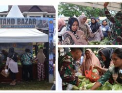 Manisnya Kebersamaan Jelang HUT ke-80 TNI: Kodim 1302/Minahasa Gelar Bazar Murah